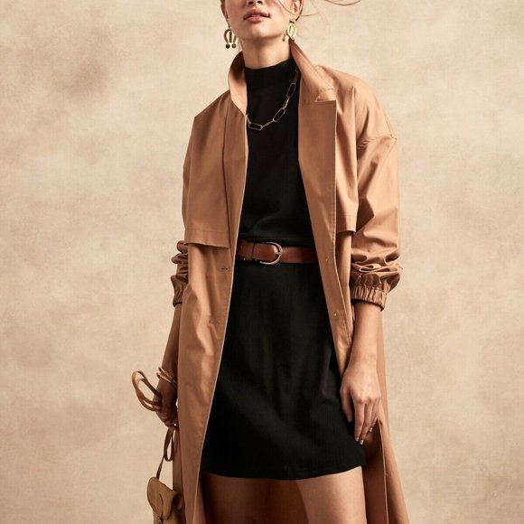 Banana Republic Dresses & Skirts - Banana Republic PETITE RIBBED MOCK-NECK MINI DRESS